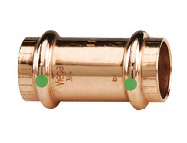 VIEGA ProPress Coupling w/Stop 3/4 in x 3/4 in Press Fitting 78052