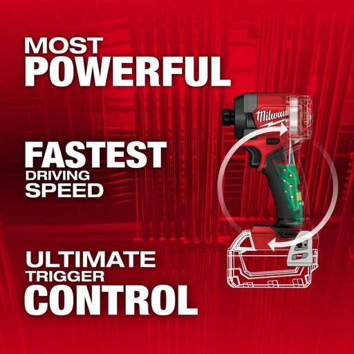 Milwaukee 2953-20 M18 Fuel 1/4" Impact Driver 3900 Rpm Tool Only (Brushless Lithium Ion Cordless)