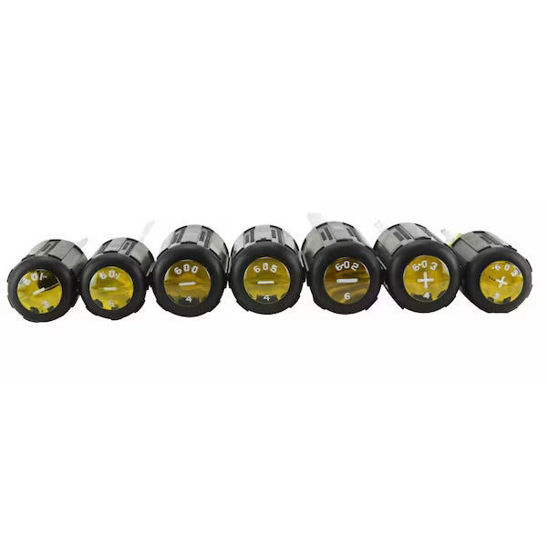 KLEIN TOOLS Screwdriver Set, General Purpose, Slotted and Phillips Tip, Steel Shank, Ergonomic Grip, 7-Piece