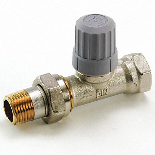 RA2000 1/2" Straight valve, FNPT x MNPT union tailpiece 013G8015