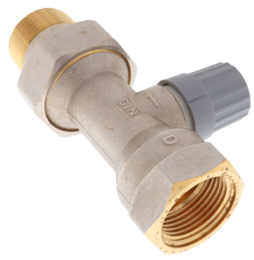 Danfoss 013G8025 1" Straight Thermostatic Radiator Valve | TRV