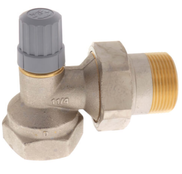 Danfoss 1-1/4" Angle Thermostatic Radiator Valve 013G8031