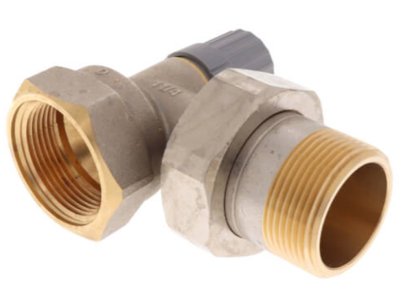Danfoss 1-1/4" Angle Thermostatic Radiator Valve 013G8031