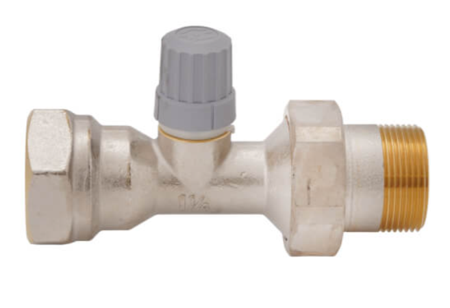 Danfoss 1-1/4" Straight Thermostatic Radiator Valve 013G8032