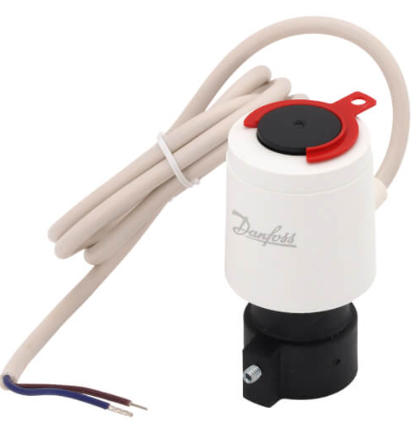 Danfoss TWA-A Actuator for Danfoss RA Zone Valves (24V, Normally Closed) 088H3110