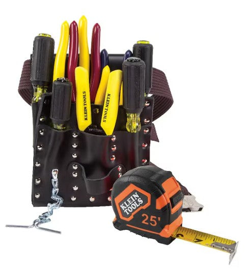 KLEIN TOOLS 5300 Tool Kit, 12 Pieces for Electricians & Techs Pro Use