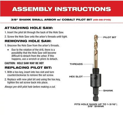 Milwaukee 49-22-4175 HOLE DOZER 15 pc. General-Purpose Hole Saw Kit