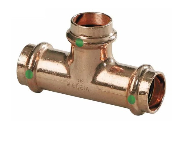 VIEGA ProPress Tee 2 in x 2 in x 2 in Press Fitting 77477
