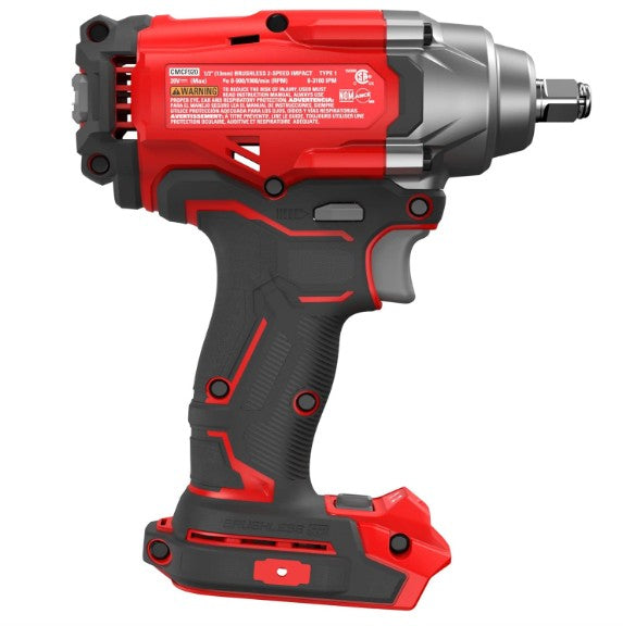 CRAFTSMAN V20 1/2" Cordless Impact Wrench CMCF921B Bare Tool