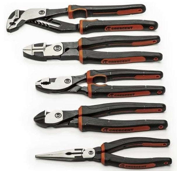 CRESCENT - Z2 5Pc Mixed Dual Material Plier Set (Z2SET5CG-06)