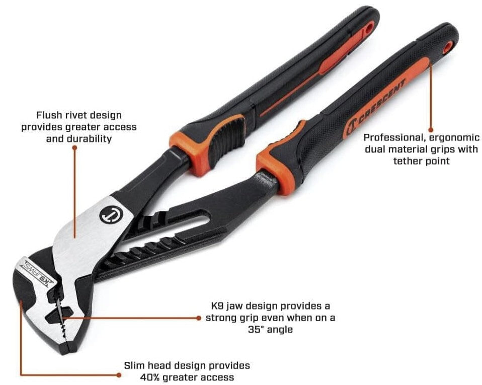 CRESCENT - Z2 5Pc Mixed Dual Material Plier Set (Z2SET5CG-06)