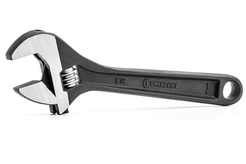 Crescent 6" Adjustable Black Oxide Wrench - Carded - AT26VS