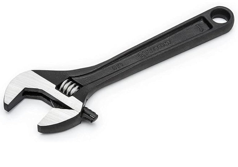 Crescent 6" Adjustable Black Oxide Wrench - Carded - AT26VS