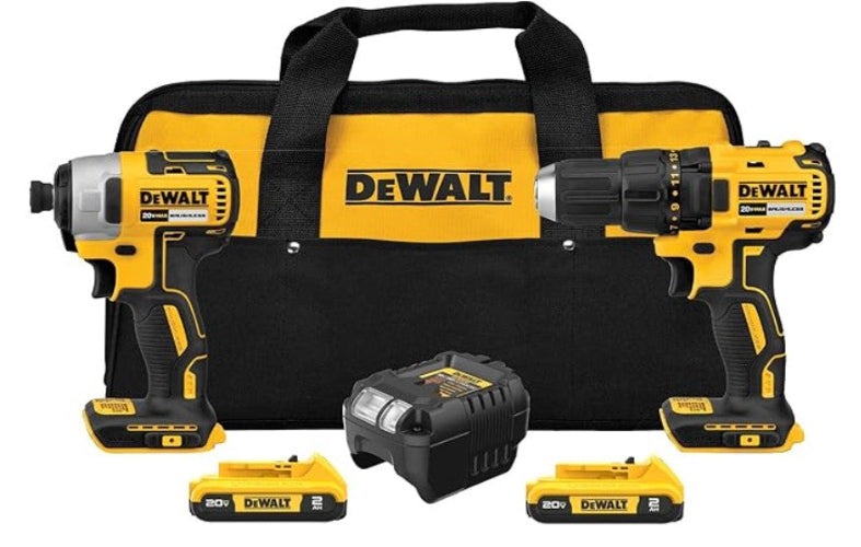 DEWALT 20V MAX Brushless Drill & Impact Combo Kit DCK277D2