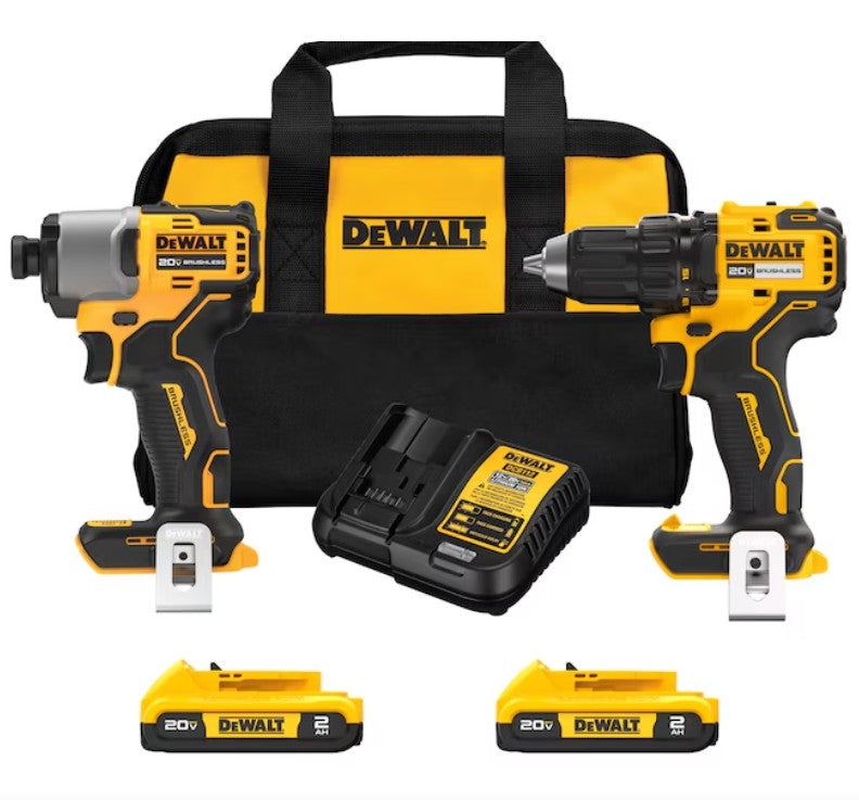 DEWALT 20V MAX Cordless Drill & Impact Combo Kit DCK240C2