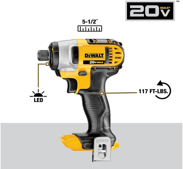 DEWALT 20V MAX Cordless Drill & Impact Combo Kit DCK240C2