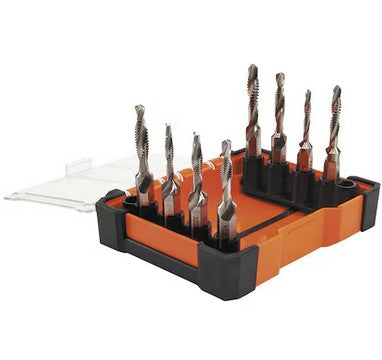 KLEIN TOOLS Drill Tap Tool Kit, 8-Piece