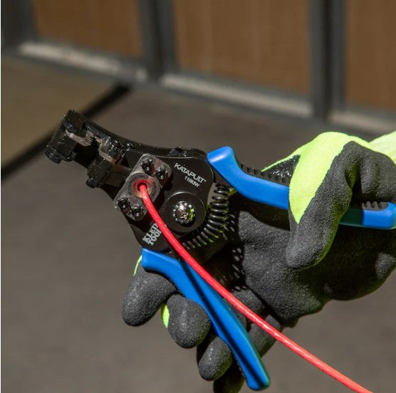KLEIN TOOLS Katapult Wire Stripper and Cutter for Solid and Stranded Wire