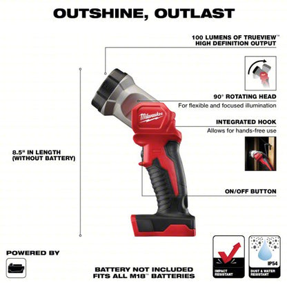 Milwaukee M18 LED Work Light 2735-20 | Tool Only