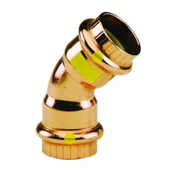 VIEGA ProPress 45 elbow, 1/2" x 1/2" 77607