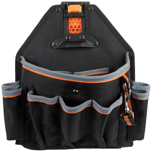 MODbox Tool Pouch 18-Pocket Black Gray Orange Polyester Bag