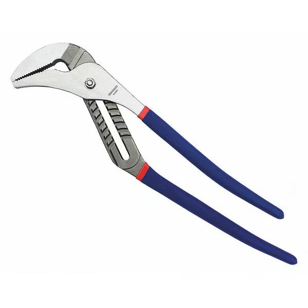 WESTWARD 20" Straight Jaw Tongue & Groove Pliers, Serrated
